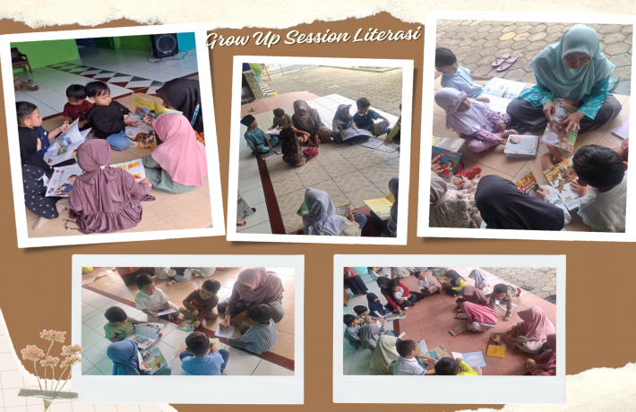 Menumbuhkan Cinta Membaca Melalui Grow Up Session Literasi