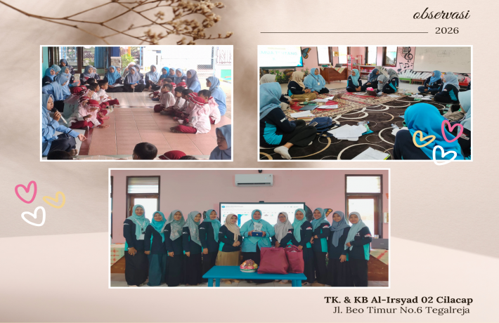 TK dan KB Al Irsyad 02 Cilacap Sambut Kunjungan Belajar Lokal dengan Semangat Berbagi