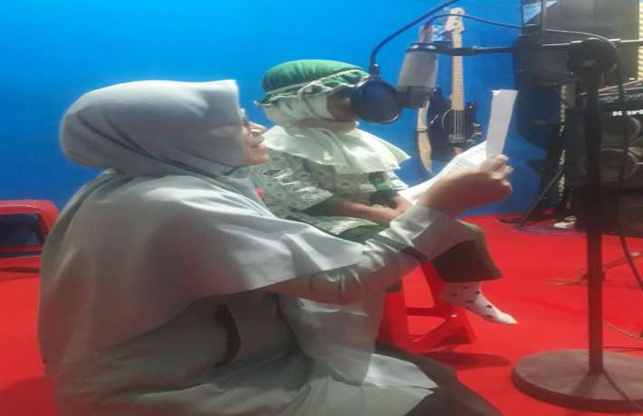 Latihan Rekaman untuk Pengisi Suara TK dan KB Al Irsyad 02 Cilacap