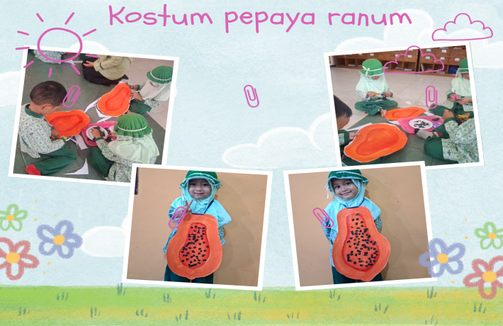 Belajar Seru Keanekaragaman Flora Membuat Kostum Pepaya Ranum